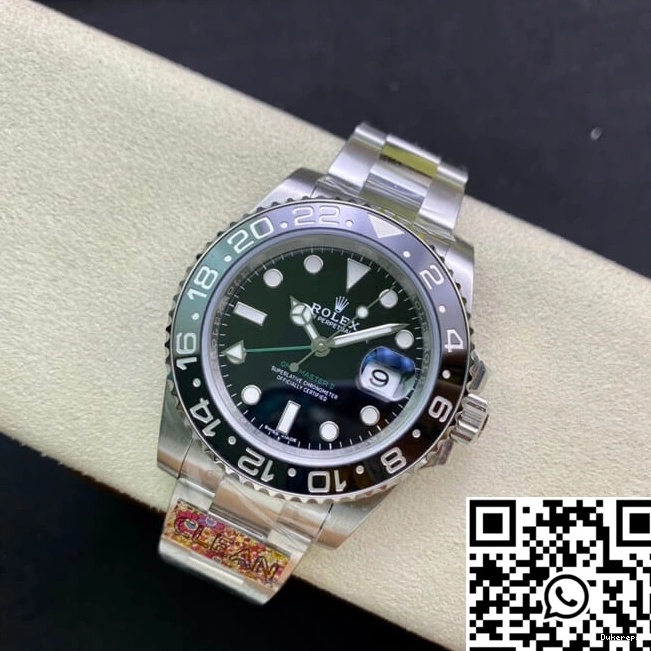 II Rolex 116710LN-78200 Black Master Clean Dial Factory GMT 1231